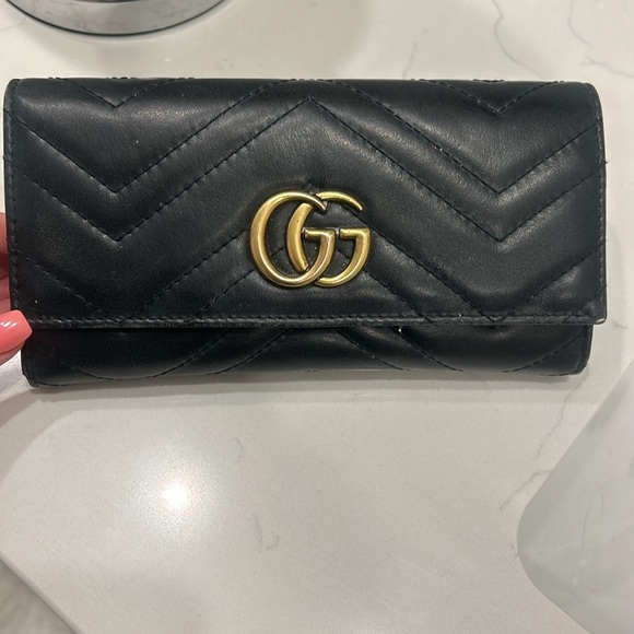 Gucci Marmont Wallet-Black - Picture 1 of 6
